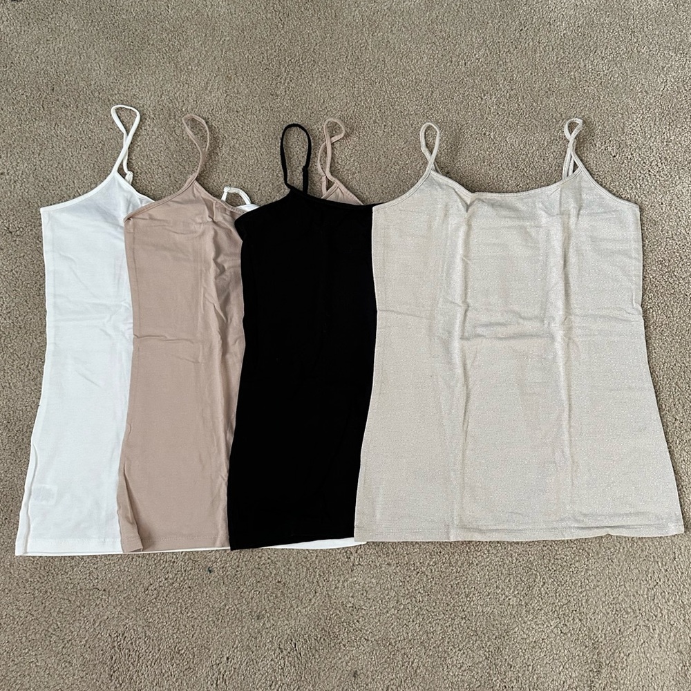 Women's Neutral Tone Camisole Set of 4